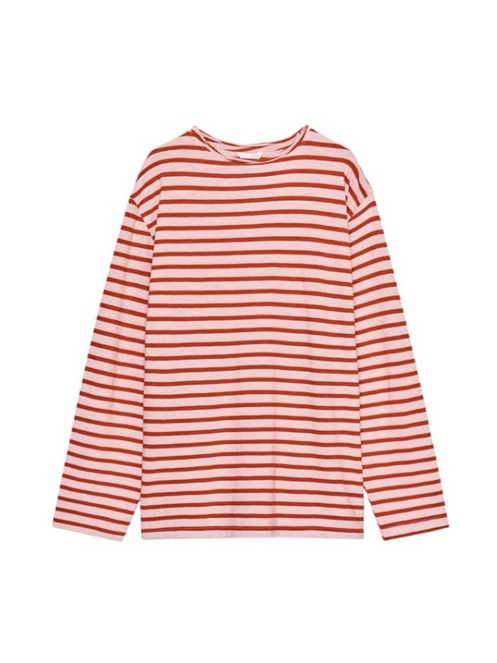 Zara Slub Stripe Cotton T-Shirt M